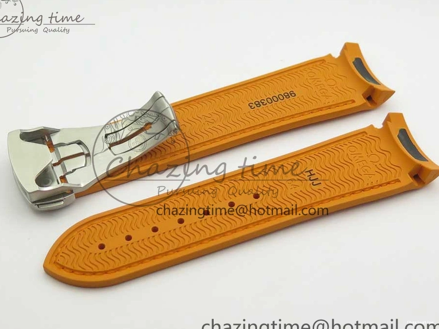 0128 Tailored Planet Ocean Professional Orange Bezel 45.5mm 1:1 VSF Best Edition on SS Bracelet A8500 Super Clone (2 Straps) 7950